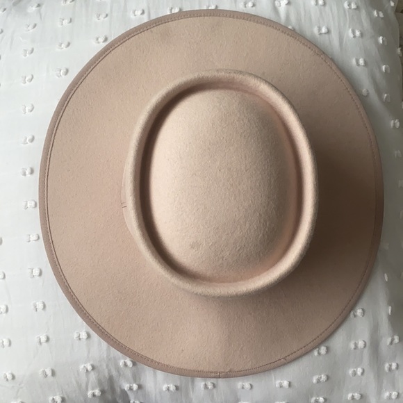 Taupe/Peach Suede Hat - Picture 2 of 5